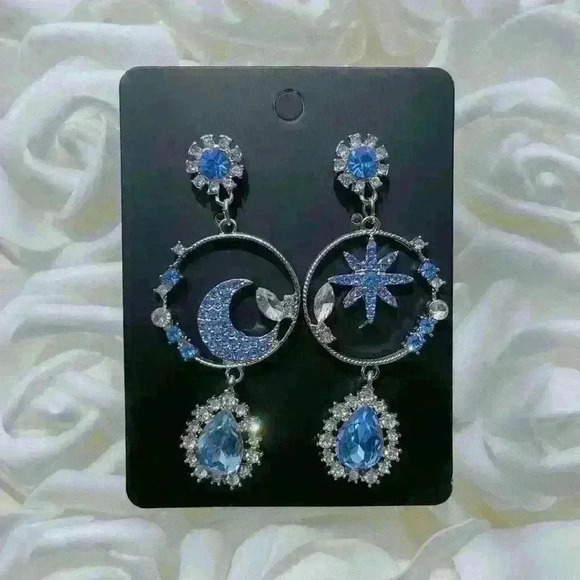 Starry Night Earrings - Picture 2 of 3